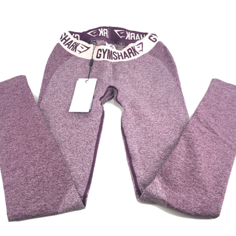 PURPLE FLEX GYM SHARK LEGGINGS